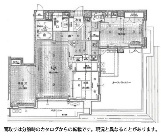 アバンエスパス智恵光院の間取り