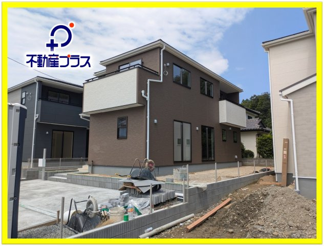 【いわき市常磐下船尾1期／全3棟　2号棟】　オール電化のデザイナーズ新築建売住宅♪♪の外観|同施工◆外観の写真です◆　
お洒落な新築は気分が上がりますね♪　新しい暮らしをお楽しみいただけます！！家に帰宅するのがより一層楽しみになります♪

