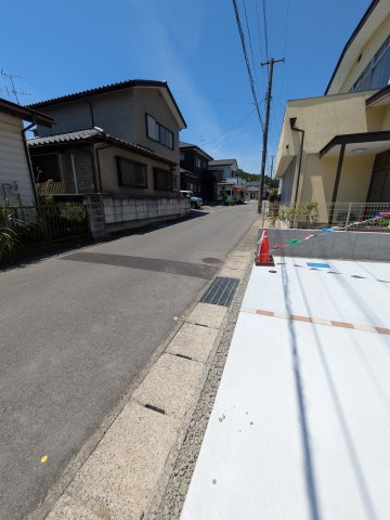 【常磐上湯長谷町第2／１号棟】オシャレなデザイナーズ新築戸建♪　の前面道路含む現地写真|前面道路含む現地写真です
