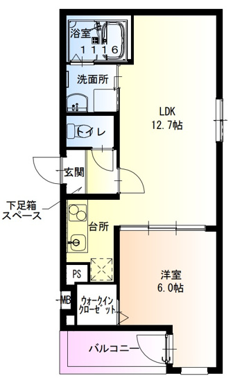 【間取り】 | フジパレス沢良宜東Ⅰ番館
