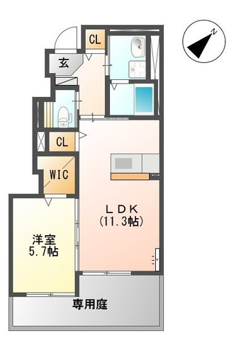 ソラーレ梅満の間取り|使い勝手の良い間取りです♪