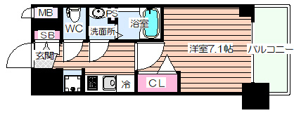【間取り】 | プレサンス新大阪ストリーム