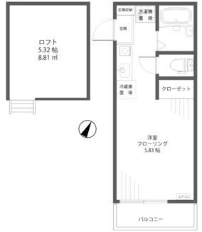 【間取り】 | ラ・ヴィール杉田