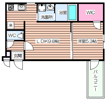 【間取り】 | フジパレス東三国Ⅲ番館