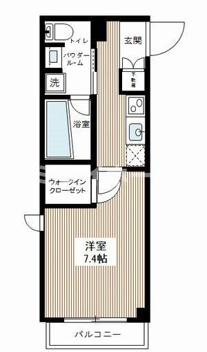 AXAS南蒲田AsylCourtの間取り