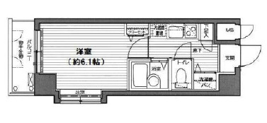 ガラ・ステージ市ヶ谷弐番館の間取り|ガラ・ステージ市ヶ谷弐番館