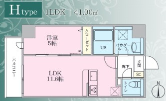 Ｐｌｕｍｅｒｉａの間取り