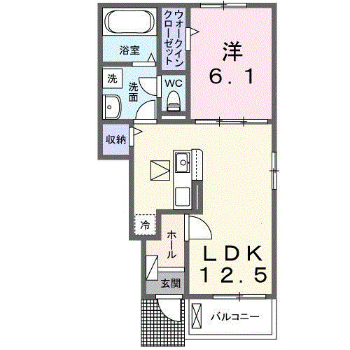 アンフィニアムールⅡの間取り