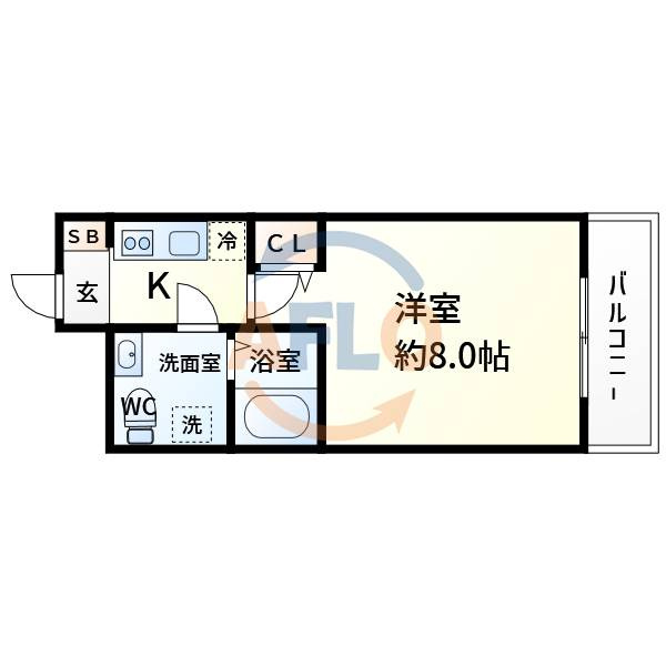 セレニテ江坂四番館の間取り|SERENiTE江坂四番館　間取り