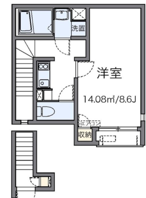 レオネクストＨＯＳＯＹＡⅢの間取り