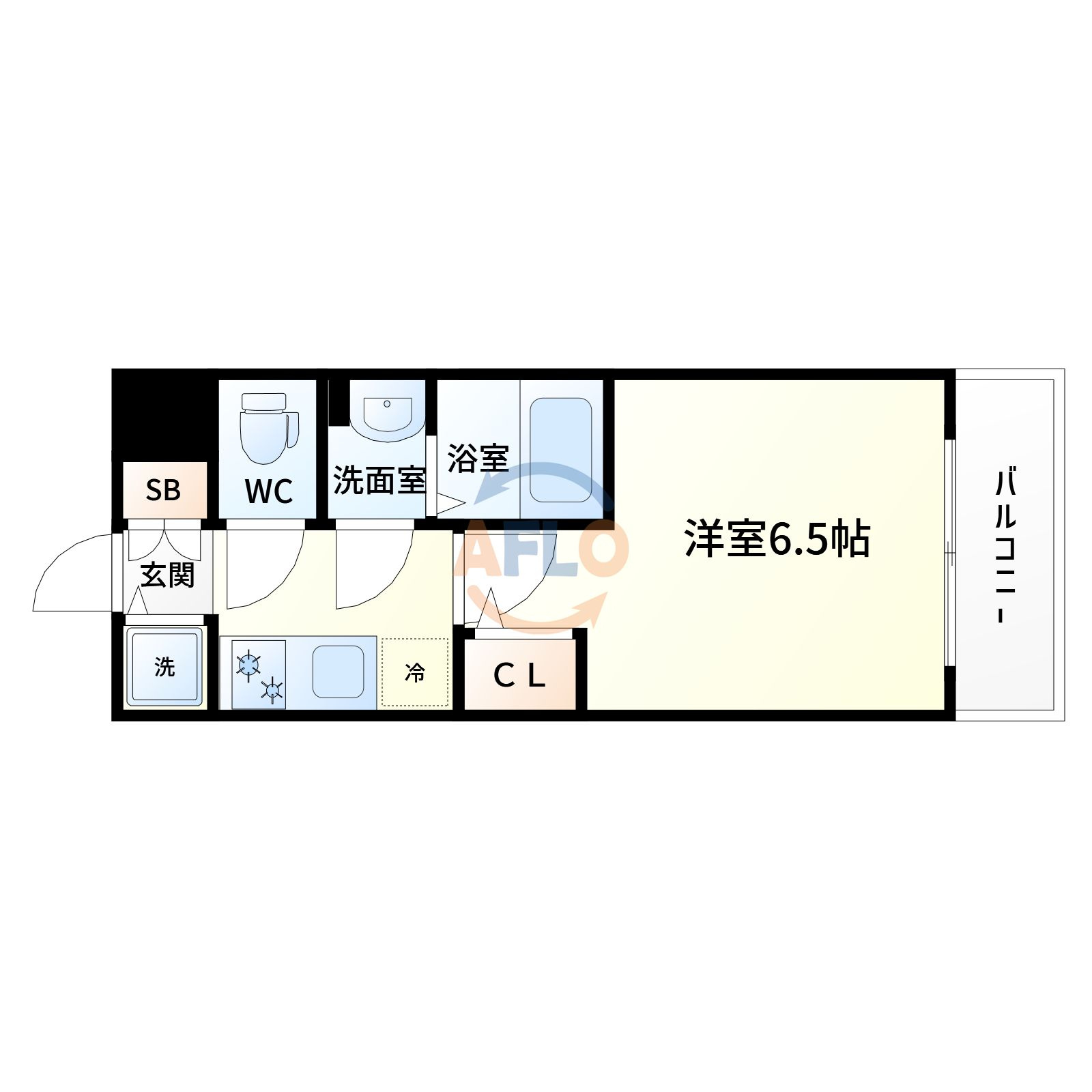 エスリード大阪プライムゲートの間取り|エスリード大阪プライムゲート　間取り