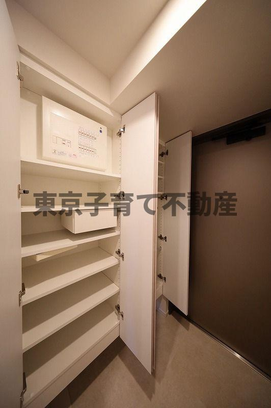ブランシエスタ入谷グランデの玄関