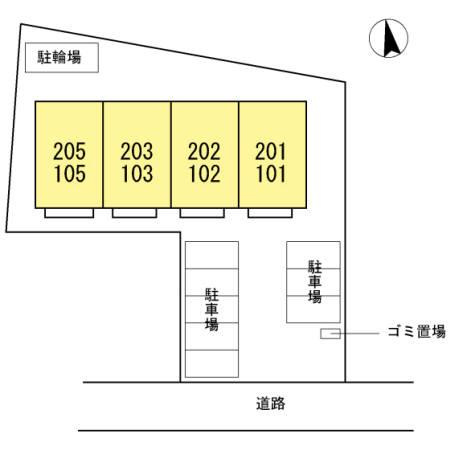 【区画図】 | スカイドミール Ⅱ
