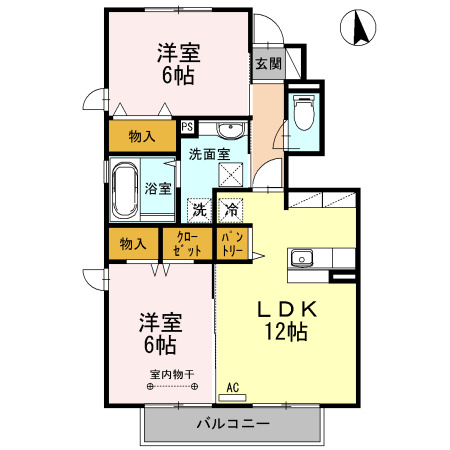 【間取り】 | スカイドミール Ⅱ