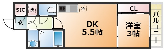 セレニテ神戸ミラクの間取り