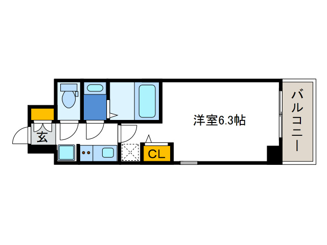 エステムコートディアシティWESTの間取り