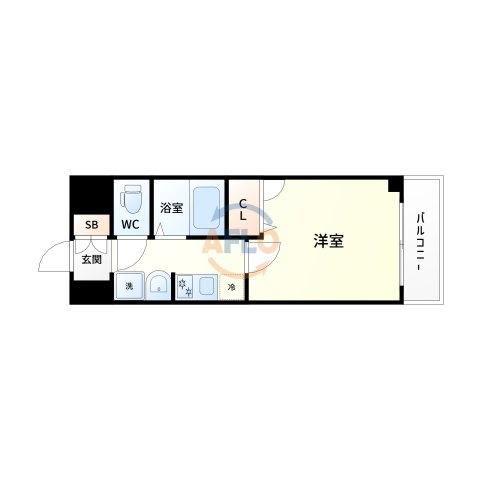 エスリード新大阪SOUTHの間取り|エスリード新大阪SOUTH　間取り