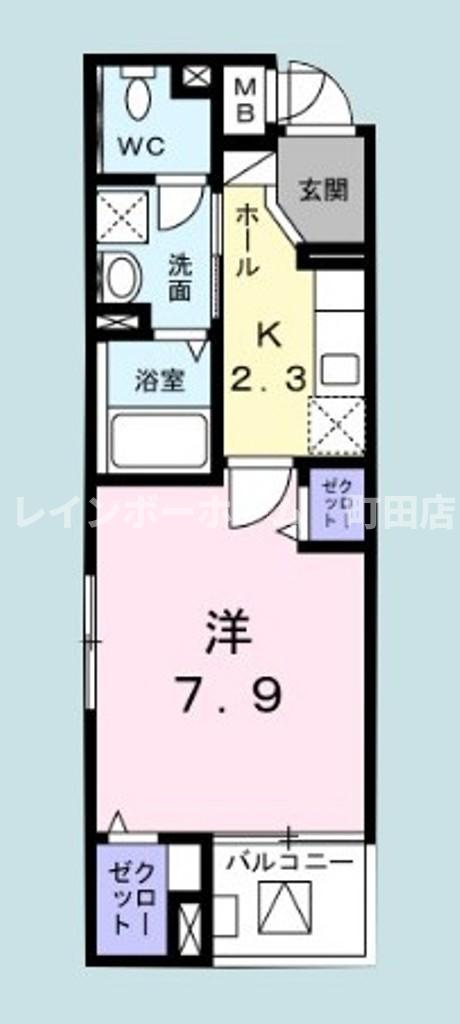 ルミソラーレ※初期費用分割あと払いサービス利用可能物件の間取り