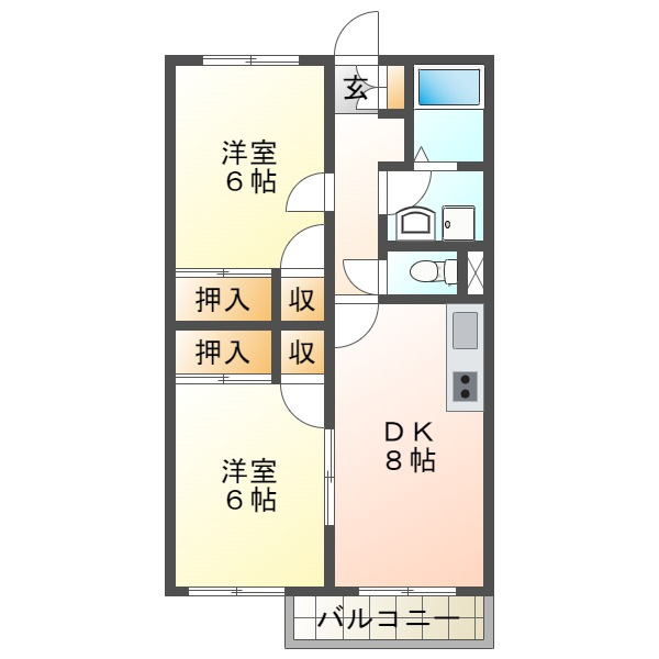 ビラタルミの間取り