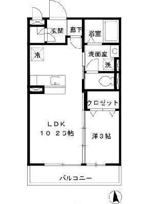 【間取り】 | フェリスタ宮沢