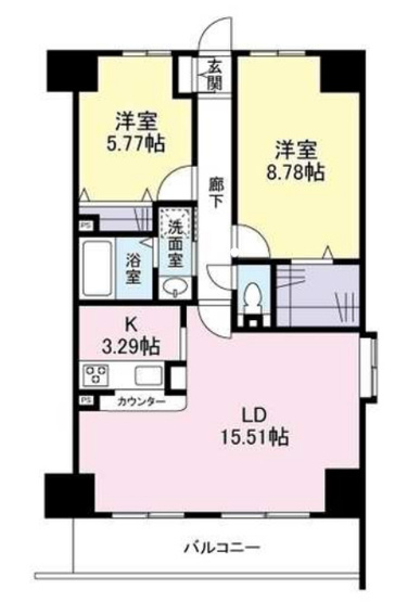 【間取り】 | エスヴェール北梅田