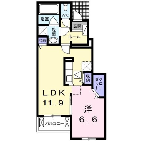 【間取り】 | プランドールＢ