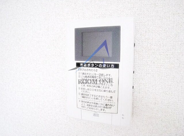 ハイツ　みらいのセキュリティ|モニター付きインターホンです。