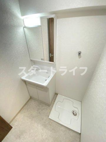 大阪市淀川区西宮原１丁目の賃貸マンションの洗面所