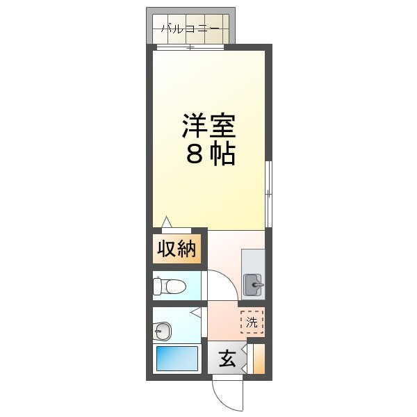 セジュール宝泉の間取り