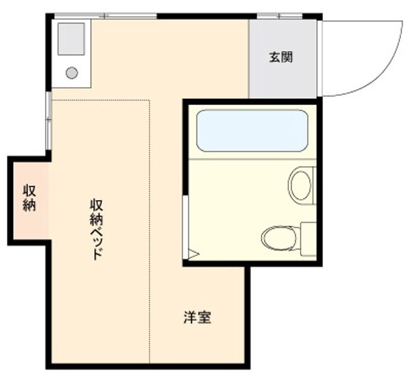 ミネコーポの間取り