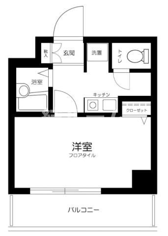 豊島区上池袋１丁目の賃貸マンションの間取り