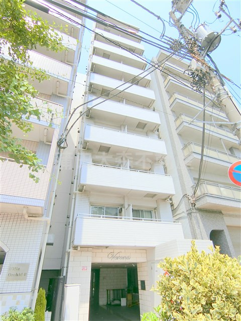 ヴェローナ空港西ルッソの外観|2007年6月築　RC鉄筋コンクリート造地上10階建て1R.1K総戸数35戸の分譲賃貸マンション　京浜急空港線大鳥居駅近、穴守稲荷駅も徒歩圏内の東京都大田区東糀谷3丁目の分譲賃貸マンション