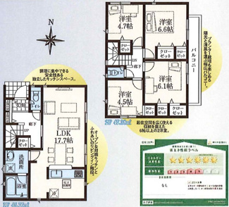 【間取り】 | 武蔵村山市中原４丁目新築　１２号棟