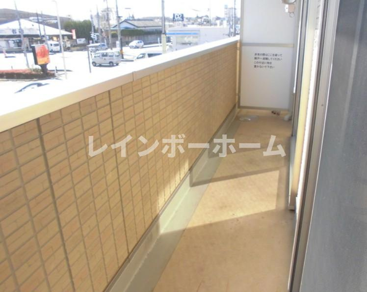 グレイス・フォレ　Ⅰのバルコニー