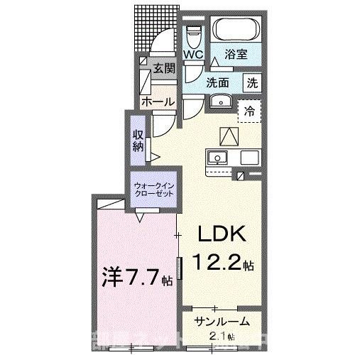 【間取り】 | クラール鶴市フロイデＡ