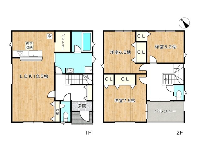 【間取り】 | 姫路市広畑区西蒲田第19／全1棟