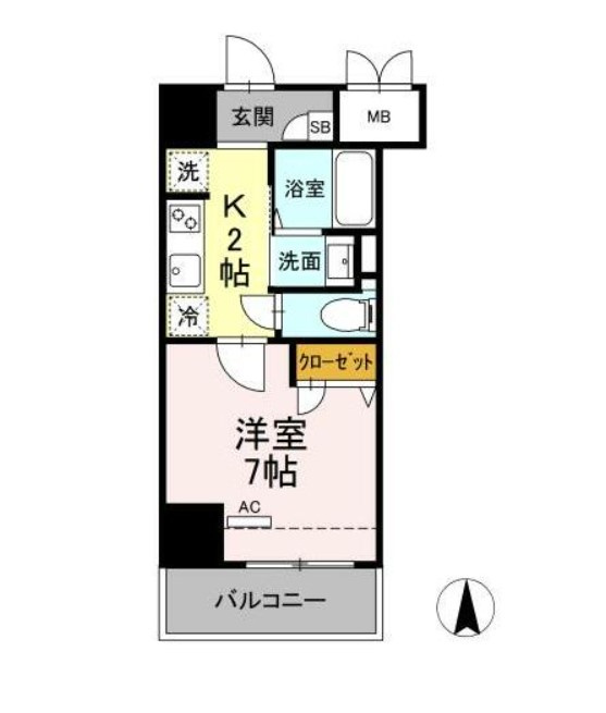 Je Glycine 寿町の間取り