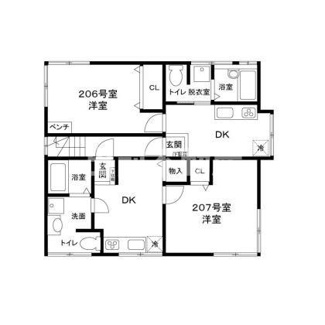 【間取り】 | クレール千駄木　Ａ棟