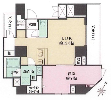WHARF文京茗荷谷の間取り