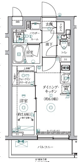 【間取り】 | RELUXIA三軒茶屋