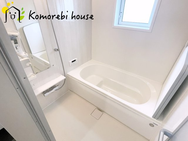 さいたま市見沼区大谷　新築一戸建て　ブルーミングガーデン　01の浴室|ゆったり過ごせるお風呂です