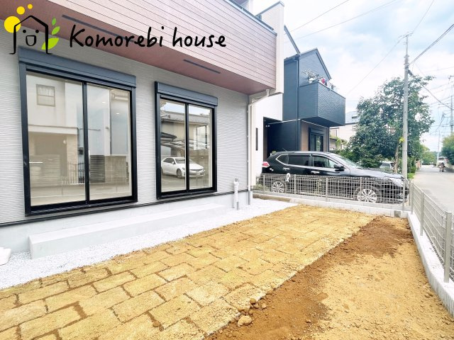 さいたま市見沼区大谷　新築一戸建て　ブルーミングガーデン　01の庭|お庭の付いた物件です