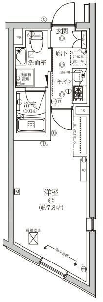 ★仲介手数料無料★ＶＥＲＸＥＥＤ　ＳＴＡＩＲ　Ｍｕｓａｓｈｉ－ｋｏｙａｍａの間取り