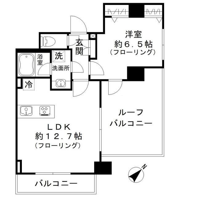 カーサスプレンディッド西麻布の間取り