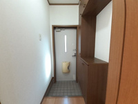 ゆったりとした玄関です