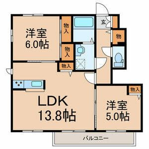 柏市手賀の杜５丁目のアパート
