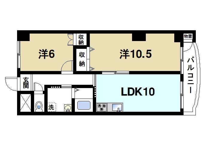 プルミエール新大宮の間取り