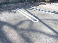 駐車場に車を止められます