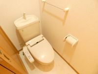 清潔感のあるトイレです