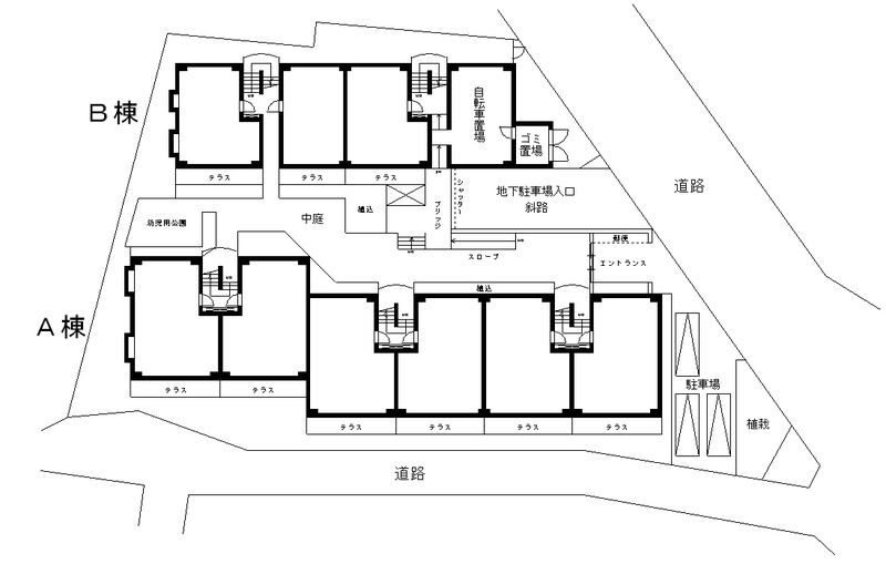 グロースメゾン海神の区画図